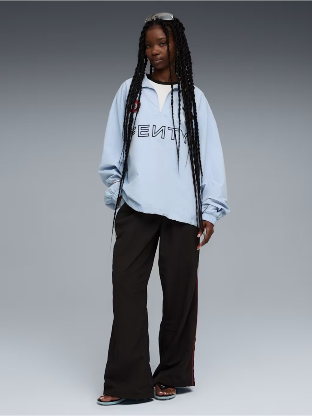 FENTY x PUMA Nylon Drill Top Pullover - Picture 4 of 16